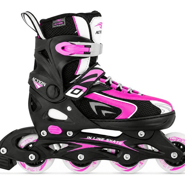 Roler xs (29-32) crno rozi pvc šina abec-5