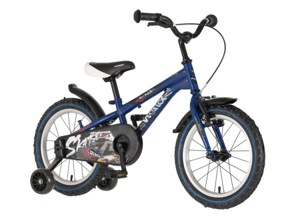 Bicikl kids visitor beatskate 16" 9" v-brake  kontra 105-125cm (16") plavi perla