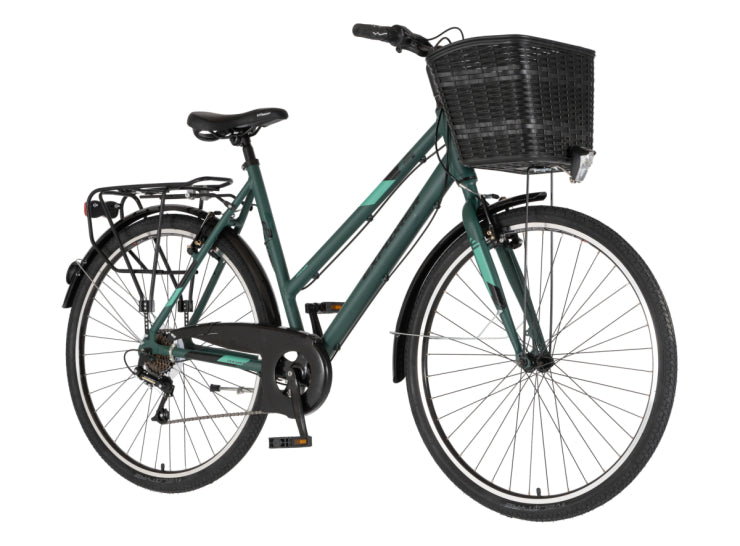Bicikl tour explorer axys lady 28" alu 21" v-brake  6 brzina 167-192cm (l/xl) zeleni