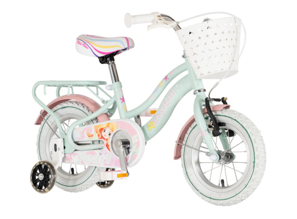 Bicikl kids visitor pearl 12" 8" v-brake  kontra 95-115cm (12") tirkiz