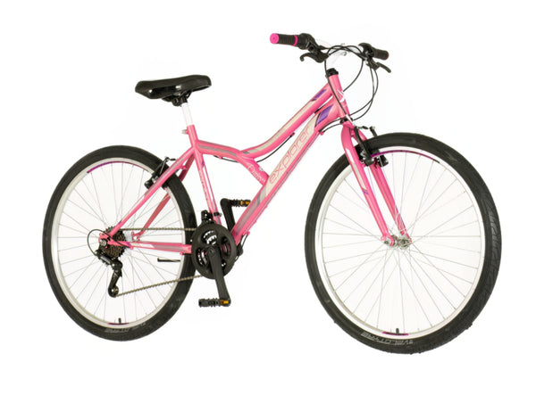 Bicikl mtb explorer spy 26" 16" v-brake  18 brzina 142-165cm (s) roze