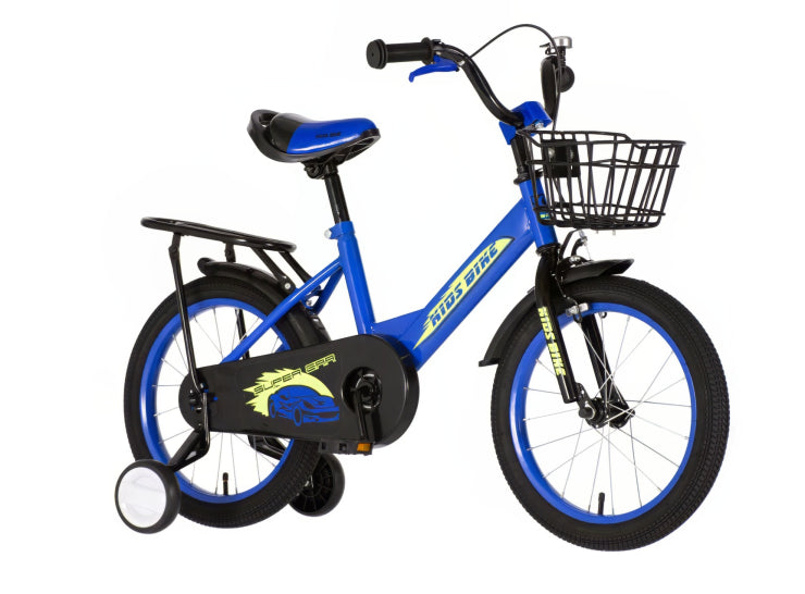 Kids bike super car plava 16 2024