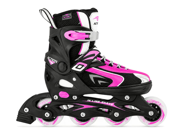 Roler s (33-36) crno rozi pvc šina abec-5