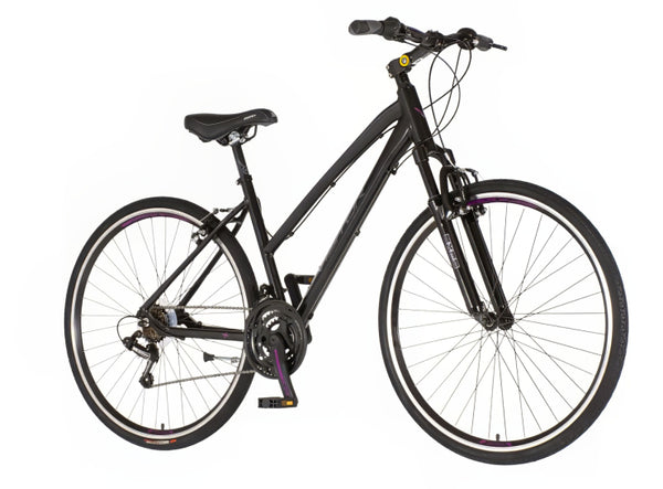 Bicikl tour visitor terra lady 28" amortizer alu 18" v-brake 18 brzina 155-178cm (s/m) crni