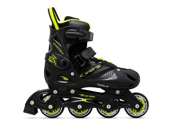 Roler s (33-36) crno sivi pvc abec-5 pu točkići