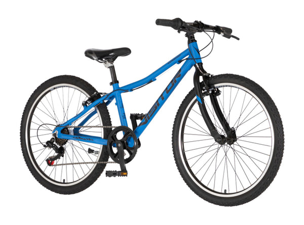 Bicikl junior 24 visitor proxy start 2.0 24" tvrda alu 13" v-brake  7 brzina 142-165cm (s) plavi