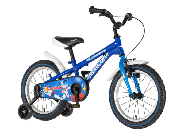 Bicikl kids visitor cosmo 16" 9" v-brake  kontra 105-125cm (16") plavi