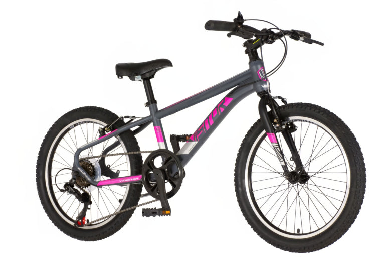 Bicikl junior 20 visitor radiance 20" 11" v-brake  6 brzina 120-142cm (xxs) sivi