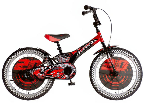 Bicikl kids visitor nitro 20" 10" v-brake  kontra 115-135cm (20") crno crveni