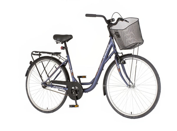 Bicikl city venssini diamante 26x1.3/8" 17" v-brake  kontra 155-178cm (s/m) plavi