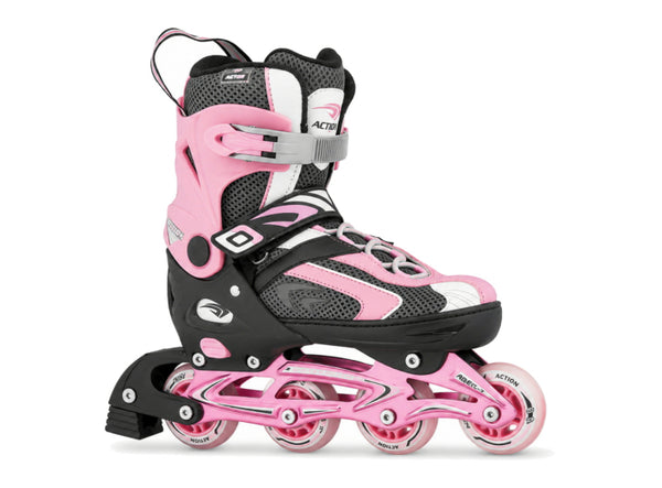 Roler s (33-36) rozo sivi alu