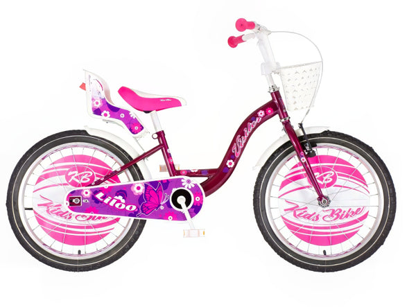 Bicikl kids visitor liloo 20" 10" v-brake kontra 115-135cm (20") ljubičasti perla sjaj uv