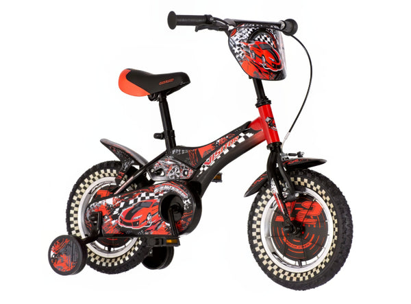 Bicikl kids visitor nitro 12" 9" v-brake  kontra 95-115cm (12") crno crvenii