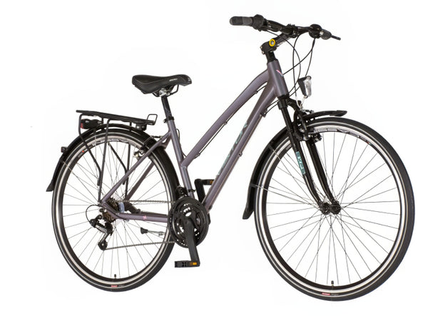 Bicikl tour visitor terra lady 28" amortizer alu 18" v-brake 18 brzina 155-178cm (s/m) sivi