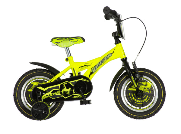 Bicikl kids visitor player 12" 7" v-brake  kontra 95-115cm (12") neon žuti uv