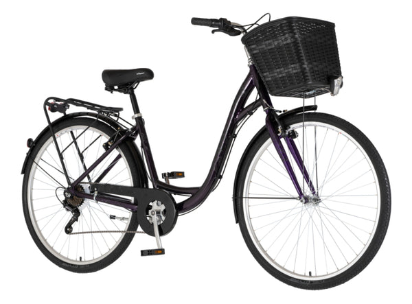 Bicikl fashion venssini grace 28" alu 17" v-brake 6 brzina 155-178cm (s/m) ljubičasti perla