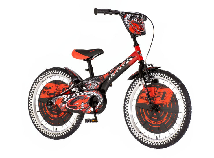 Bicikl kids visitor nitro 20" 10" v-brake  kontra 115-135cm (20") crno crveni