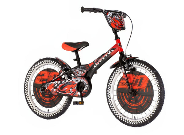 Bicikl kids visitor nitro 20" 10" v-brake  kontra 115-135cm (20") crno crveni