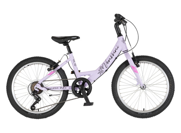 Bicikl junior 20 venssini parma alu 20" alu 12" v-brake 6 brzina 132-155cm (xs) ljubičasti sjaj uv