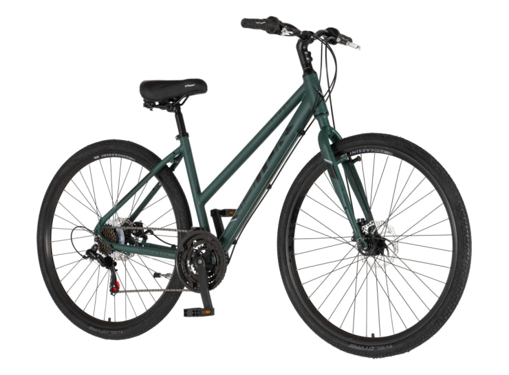 Bicikl city visitor ridge 28" alu 17" disk dupli 18 brzina 167-192cm(l/xl) zeleni mat