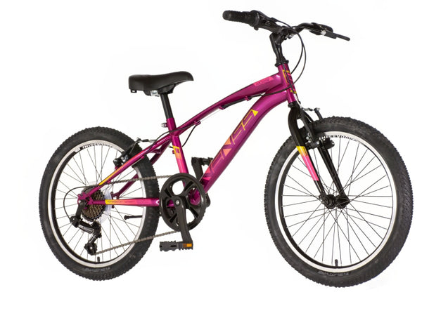Bicikl junior 20 venssini arcadia 20" 11" v-brake  6 brzina 120-142cm (xxs) bordo perla uv sjaj
