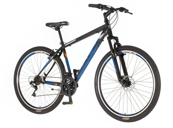 Bicikl mtb explorer force 29" amortizer 19" v-brake  disk prednji 21 brzina 170-185cm (l) crno plavi