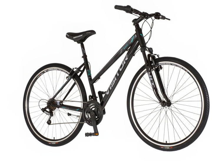 Bicikl tour visitor tour 28" amortizer 19" v-brake  18 brzina 167-192cm (l/xl) crno tirkiz