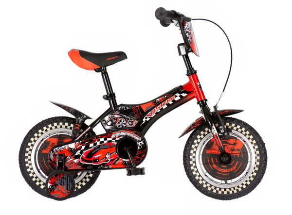 Bicikl kids visitor nitro 12" 9" v-brake  kontra 95-115cm (12") crno crvenii