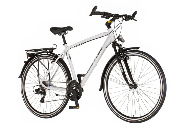 Bicikl tour visitor terra man 28" amortizer alu 21" v-brake  21 brzina 167-192cm (l/xl) beli