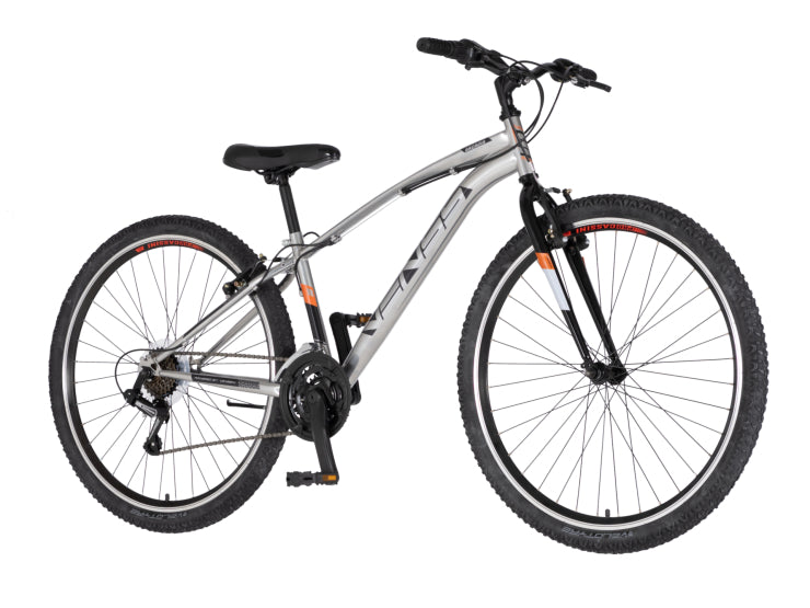 Bicikl mtb venssini arcadia 27.5" 14" v-brake  18 brzina 158-175cm (m) srebrni
