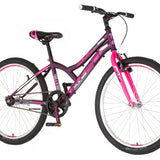 Bicikl junior 24 explorer spy 24" 13" v-brake kontra 132-155cm (xs) ljubičasti, slika 1