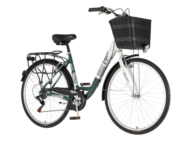 Bicikl fashion visitor bloom 28" alu 19" v-brake  6 brzina 155-178cm (s/m) zeleno beli