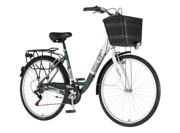 Bicikl fashion visitor bloom 28" alu 19" v-brake  6 brzina 155-178cm (s/m) zeleno beli