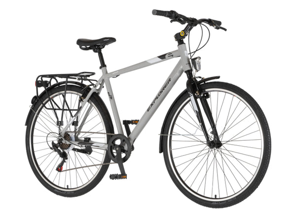Bicikl tour explorer axys 28" alu 21" v-brake  6 brzina 167-192cm (l/xl) sivi