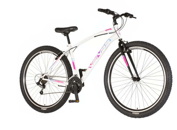 Bicikl mtb venssini arcadia 29" 18" v-brake  18 brzina 175-193cm (xl) belo roze