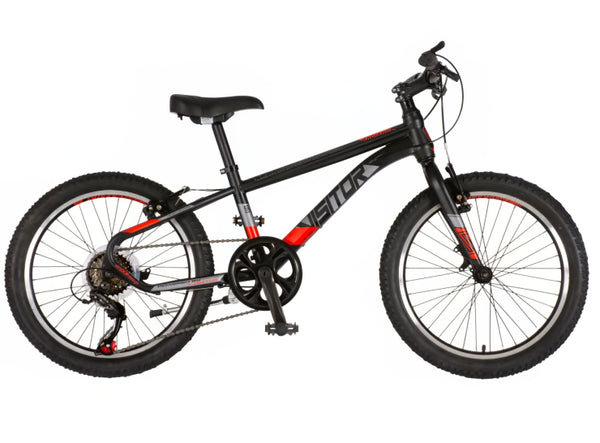 Bicikl junior 20 visitor radiance 20" 11" v-brake  6 brzina 120-142cm (xxs) crno crveni