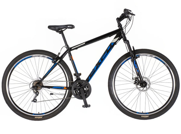 Bicikl mtb explorer force 29" amortizer 19" v-brake  disk prednji 21 brzina 170-185cm (l) crno plavi